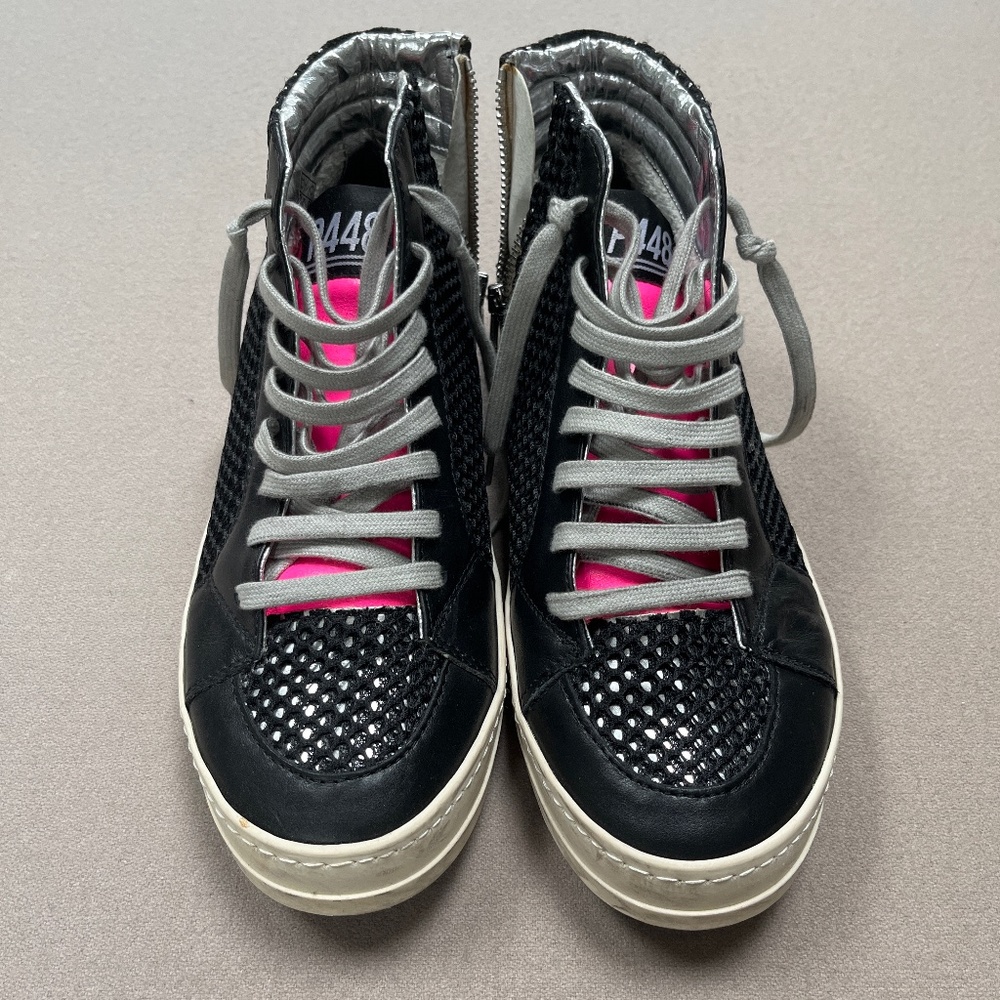 P448 high top sneakers